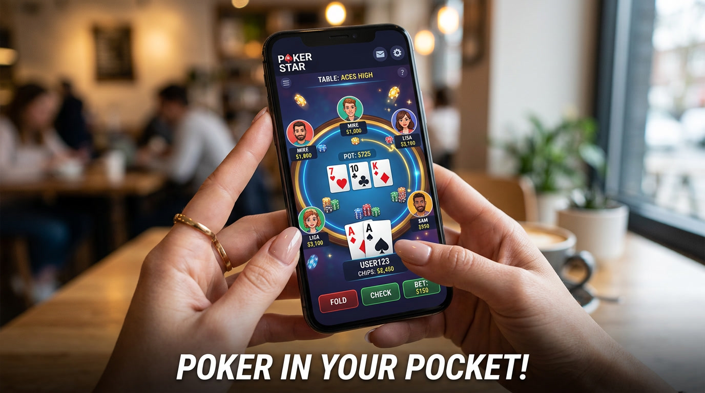 Poker Mobile: Bermain di Smartphone
