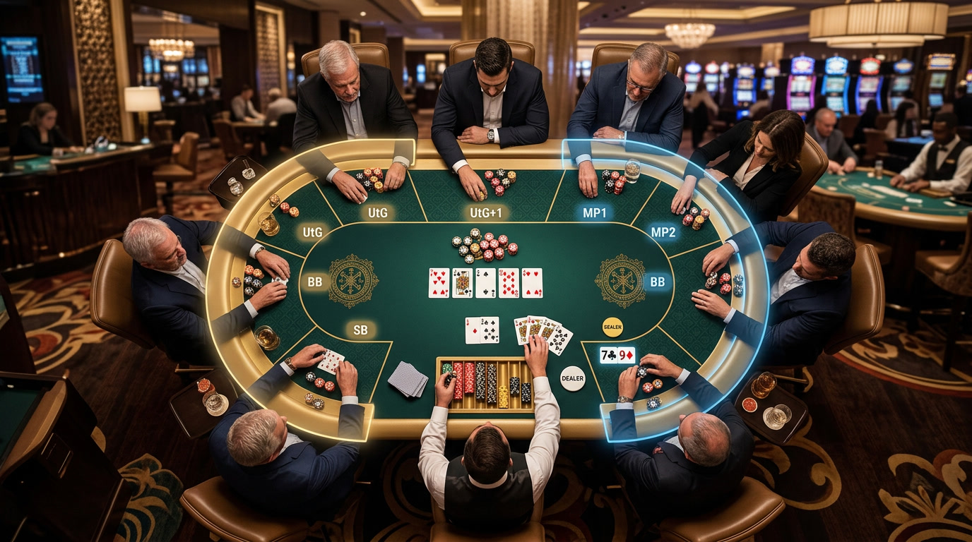 Posisi Terbaik di Meja Poker untuk Menang