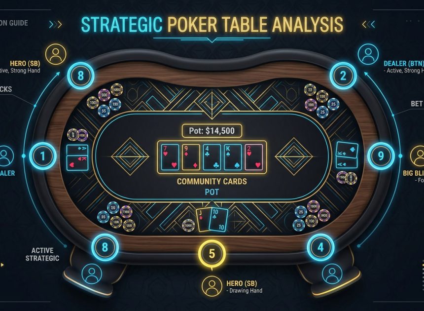 Pentingnya Memahami Posisi Meja (Button, Blind, Under the Gun) di Poker